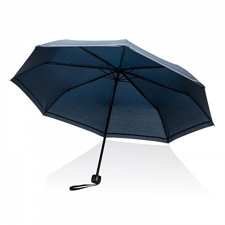 Компактный зонт Impact из RPET AWARE™ со светоотражающей полосой, 20.5"
