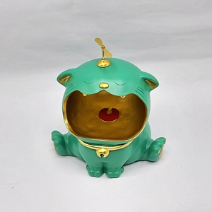 Статуэтка хранитель Кот большой, белый