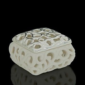 Шкатулка Beige Rose, кремовая